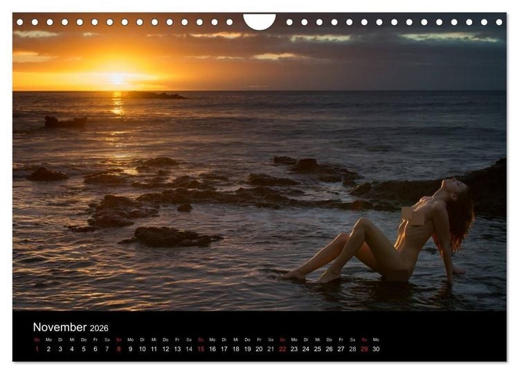Produktbild: Landschaftsaktbilder Ibiza und Lanzarote (Wandkalender 2026 DIN A4 quer), CALVENDO Monatskalender