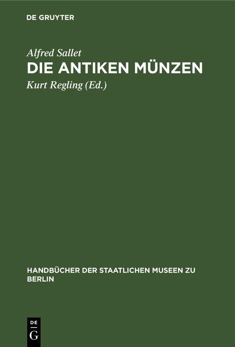 Produktbild: Die antiken M&uuml;nzen