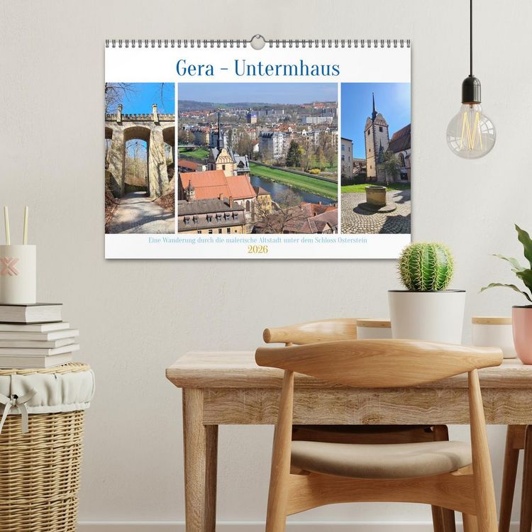 Produktbild: Gera - Untermhaus (Wandkalender 2026 DIN A3 quer), CALVENDO Monatskalender
