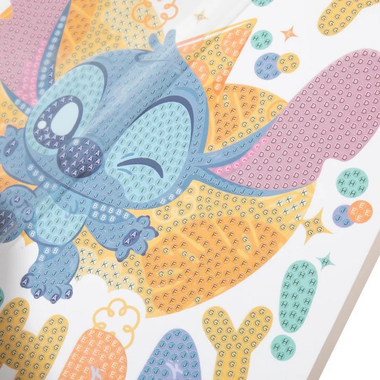 Produktbild: Craft Buddy CCK-32DNY813 - Crystal Art Card Kit, Disney, Stitch Birthday, Gru&szlig;karten-Set, Diamond Painting