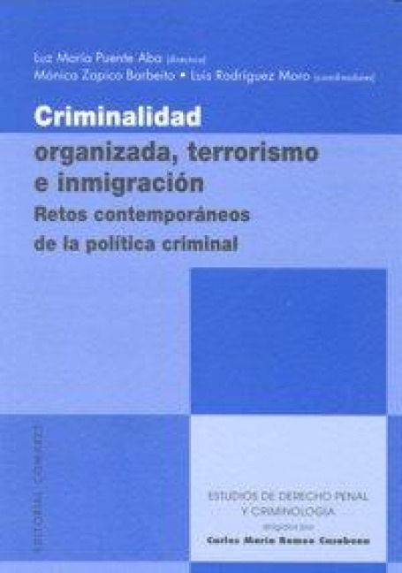 Produktbild: Criminalidad organizada, terrorismo e inmigraci&oacute;n