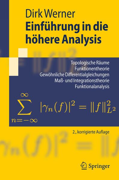 Produktbild: Einführung in die höhere Analysis