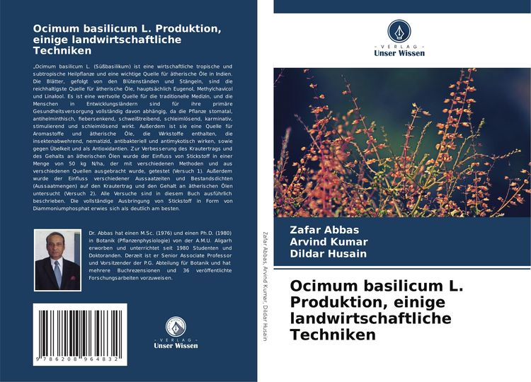 Produktbild: Ocimum basilicum L. Produktion, einige landwirtschaftliche Techniken