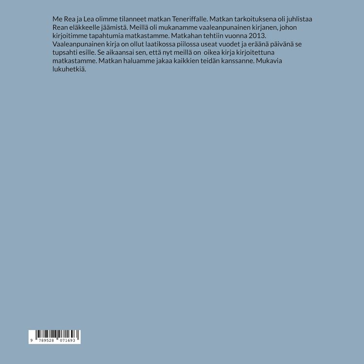 Produktbild: Teneriffan matkalaiset vuonna 2013