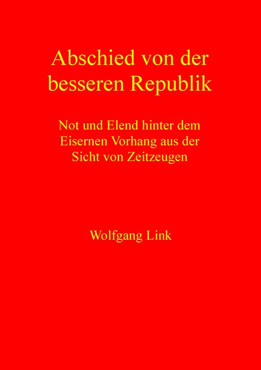 Produktbild: Abschied von der besseren Republik