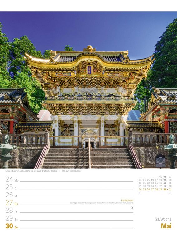 Produktbild: Japan Wochenplaner Kalender 2027 | Das Land der aufgehenden Sonne