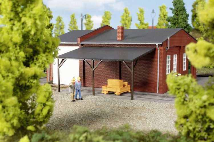 Produktbild: Auhagen 11462 H0 Bahnmeisterei mit Rampe