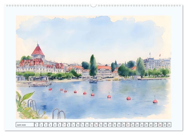 Produktbild: Traumreise durch die Schweiz (hochwertiger Premium Wandkalender 2026 DIN A2 quer), Kunstdruck in Hochglanz