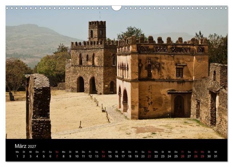 Produktbild: &Auml;thiopien - kulturelle H&ouml;hepunkte im orthdoxen Norden (Wandkalender 2027 DIN A3 quer), CALVENDO Monatskalender