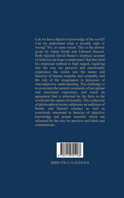 Produktbild: Intersubjectivity and Objectivity in Adam Smith and Edmund Husserl