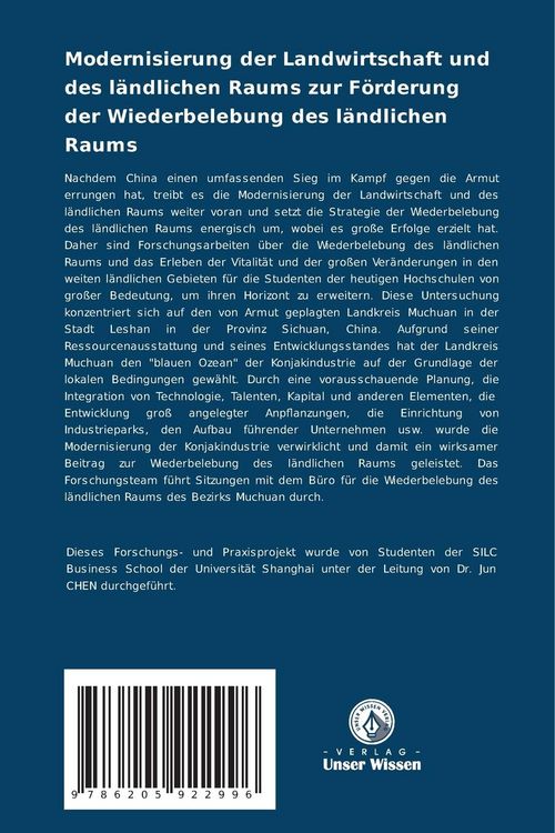 Produktbild: Modernisierung der Landwirtschaft und des l&auml;ndlichen Raums zur F&ouml;rderung der Wiederbelebung des l&auml;ndlichen Raums