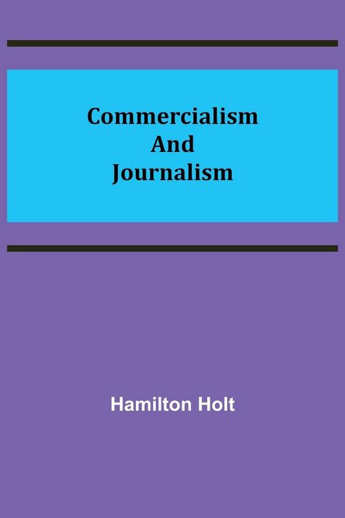 Produktbild: Commercialism and Journalism