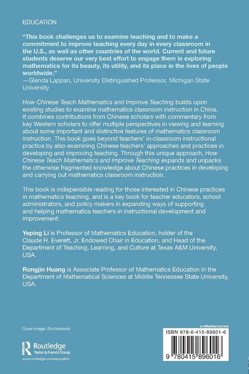 Produktbild: How Chinese Teach Mathematics and Improve Teaching