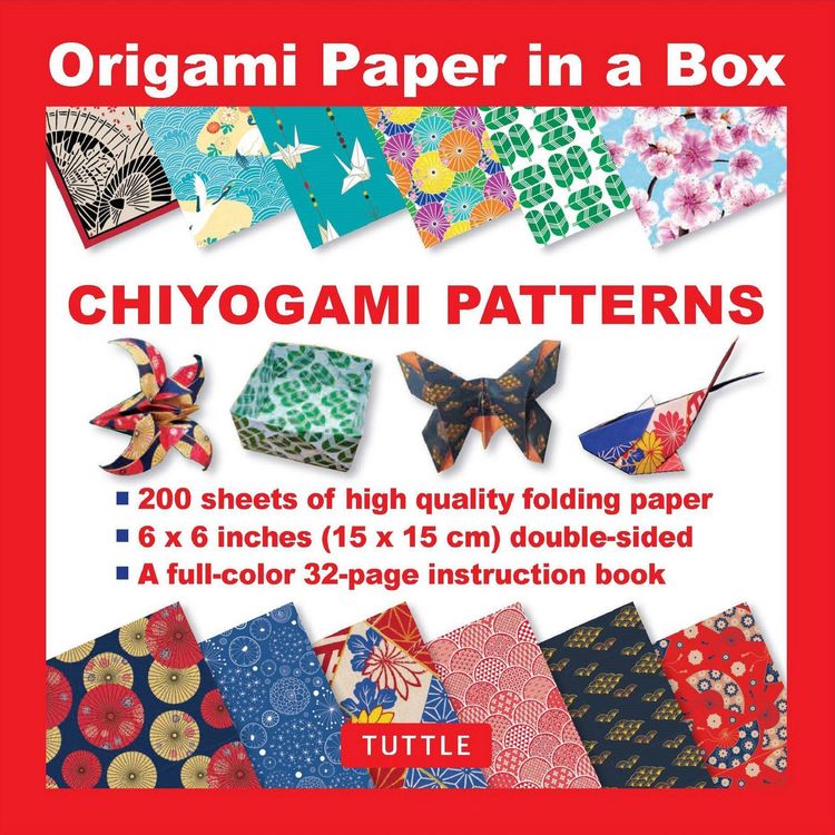 Produktbild: Origami Paper in a Box - Chiyogami Patterns