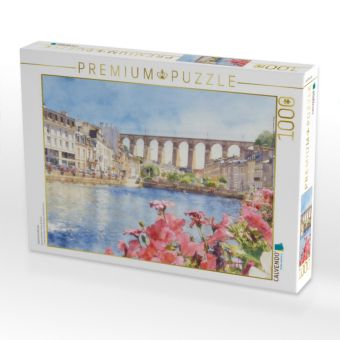 Produktbild: CALVENDO Puzzle Viadukt de Morlaix | 1000 Teile Lege-Gr&ouml;&szlig;e 64x48cm Foto-Puzzle f&uuml;r gl&uuml;ckliche Stunden