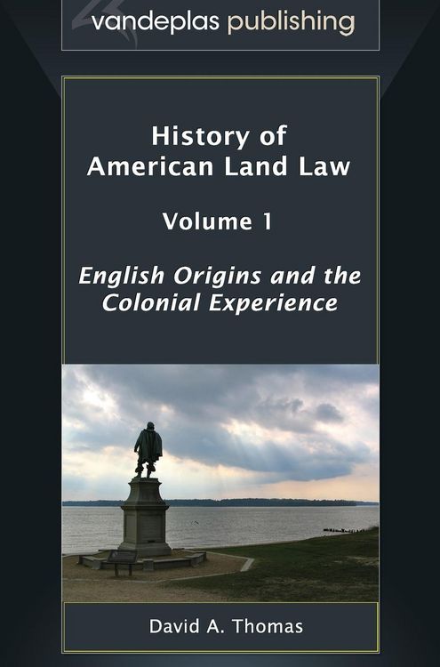 Produktbild: History of American Land Law - Volume 1