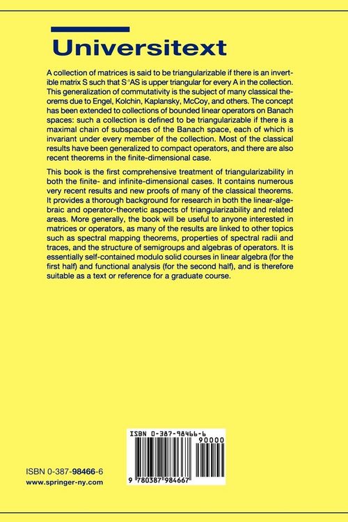 Produktbild: Simultaneous Triangularization