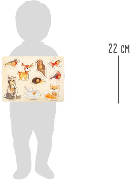 Produktbild: Setzpuzzle Waldtiere