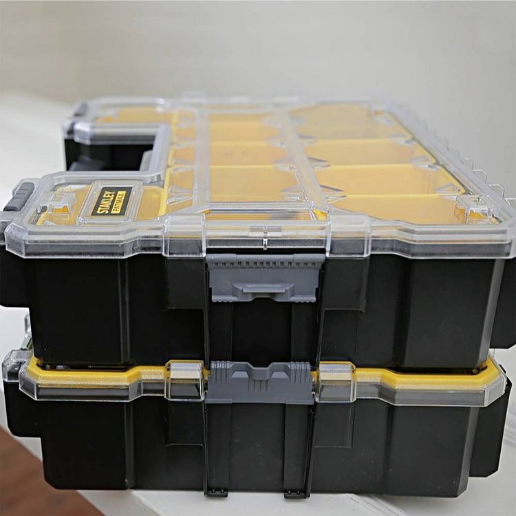 Produktbild: STANLEY 1-97-521 FatMax 10 Werkzeugbox Polypropylen Gelb