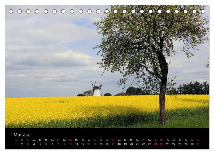Produktbild: L&uuml;neburg und die L&uuml;neburger Heide (Tischkalender 2026 DIN A5 quer), CALVENDO Monatskalender