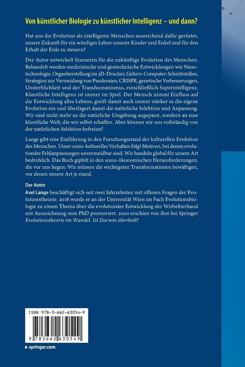 Produktbild: Von k&uuml;nstlicher Biologie zu k&uuml;nstlicher Intelligenz - und dann?