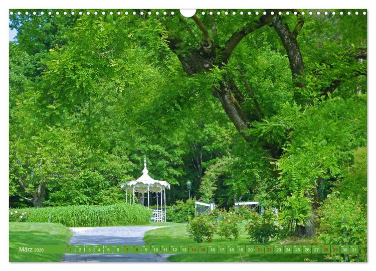 Produktbild: Rosengarten auf dem Beutig (Wandkalender 2026 DIN A3 quer), CALVENDO Monatskalender