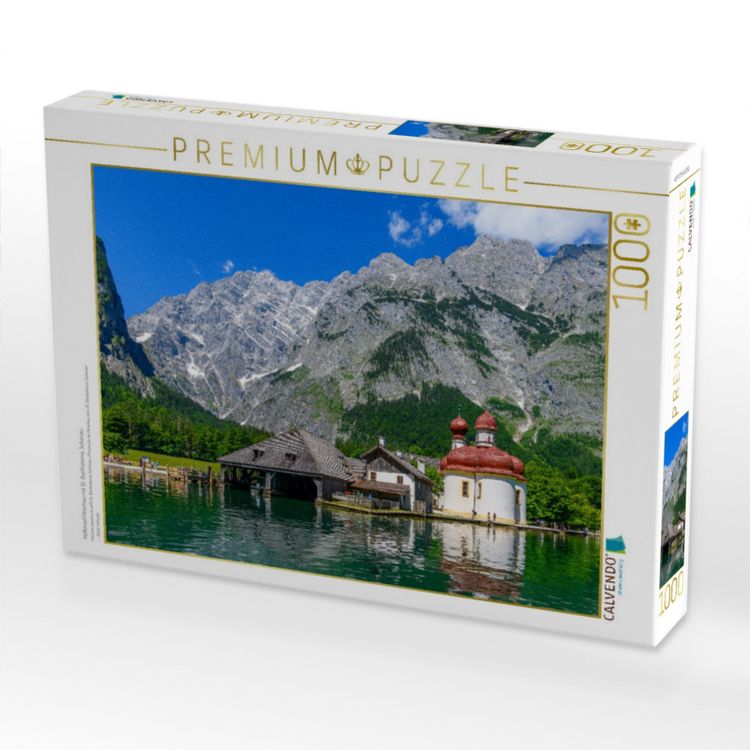 Produktbild: CALVENDO Puzzle Halbinsel Hirschau mit St. Bartholom&auml;, Sch&ouml;nau | 1000 Teile Lege-Gr&ouml;&szlig;e 64x48cm Foto-Puzzle f&uuml;r gl&uuml;ckliche Stunden