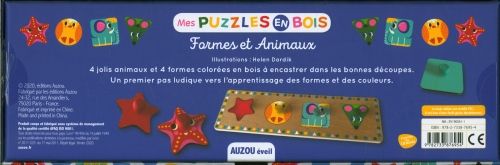 Produktbild: Mes puzzles en bois : formes et animaux
