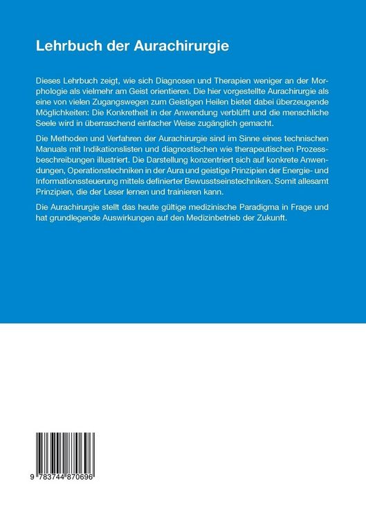 Produktbild: Lehrbuch der Aurachirurgie