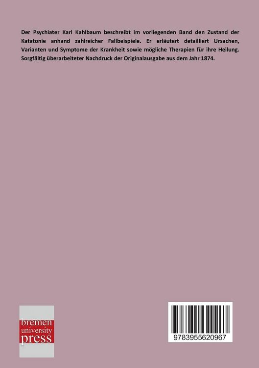 Produktbild: Die Katatonie