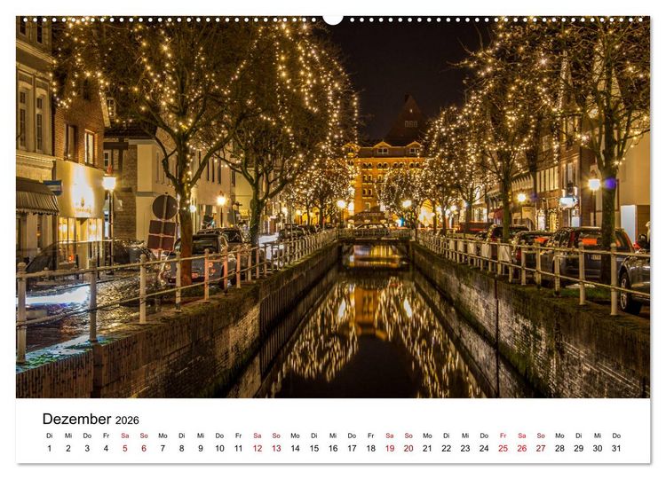 Produktbild: Buxtehude - Eine Perle in Niedersachsen (hochwertiger Premium Wandkalender 2026 DIN A2 quer), Kunstdruck in Hochglanz