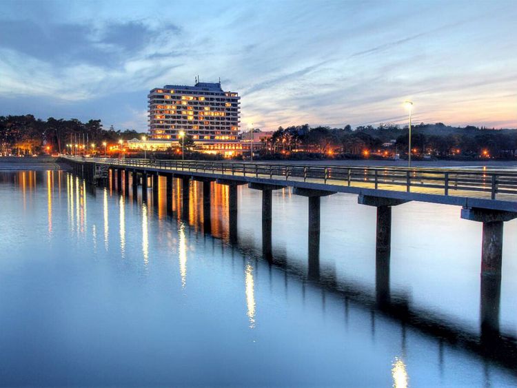 Produktbild: CALVENDO Puzzle Seebr&uuml;cke Timmendorf | 1000 Teile Lege-Gr&ouml;&szlig;e 64x48cm Foto-Puzzle f&uuml;r gl&uuml;ckliche Stunden
