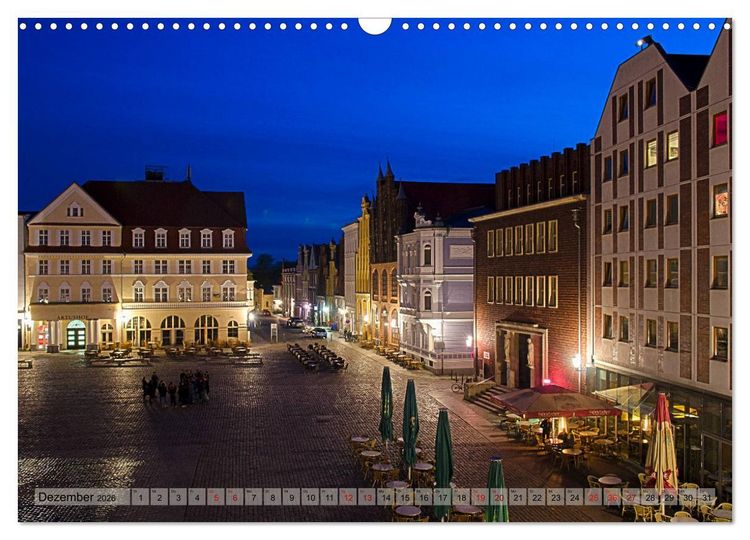 Produktbild: Ein Bummel durch die Hansestadt Stralsund (Wandkalender 2026 DIN A3 quer), CALVENDO Monatskalender