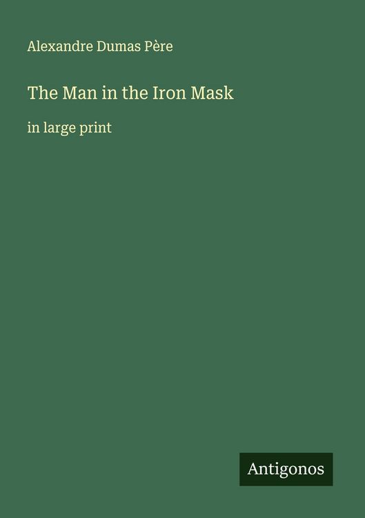 Produktbild: The Man in the Iron Mask