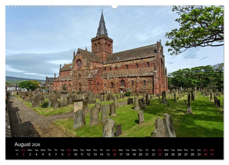 Produktbild: The Mainland Orkney - Scotland's Islands (High Quality Premium Wall Calendar 2026 DIN A2 landscape),CALVENDO 12 Month Wall Calendar