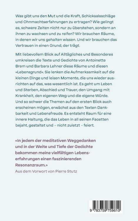 Produktbild: Lebensgrund - Was im Br&uuml;chigen tr&auml;gt