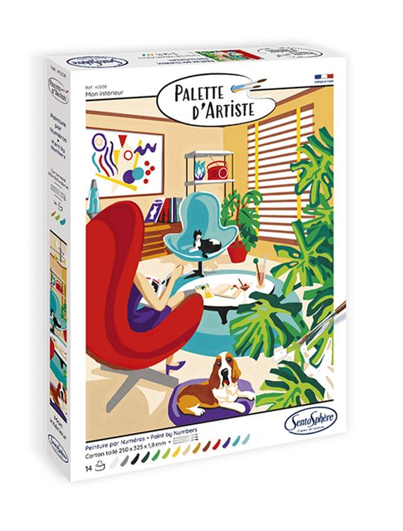 Produktbild: SENTOSPH&Egrave;RE - Malen nach Zahlen Modern Living