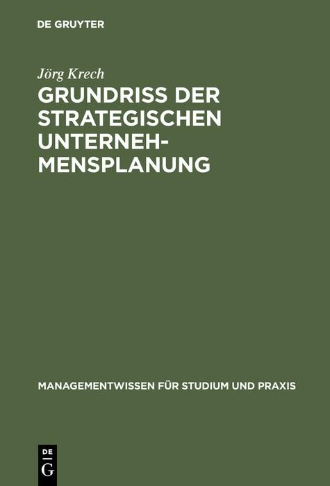 Produktbild: Grundriß der strategischen Unternehmensplanung