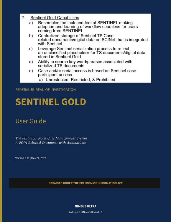 Produktbild: FBI Sentinel Gold User Guide