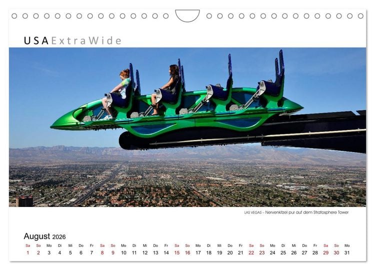 Produktbild: Impressionen aus LAS VEGAS (Wandkalender 2026 DIN A4 quer), CALVENDO Monatskalender