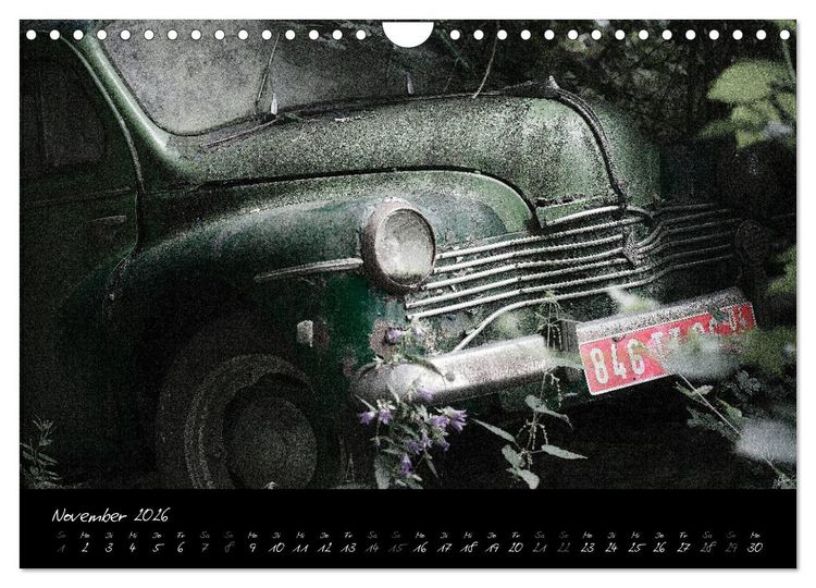 Produktbild: Oldtimer - Vergessene Sch&ouml;nheiten (Wandkalender 2026 DIN A4 quer), CALVENDO Monatskalender