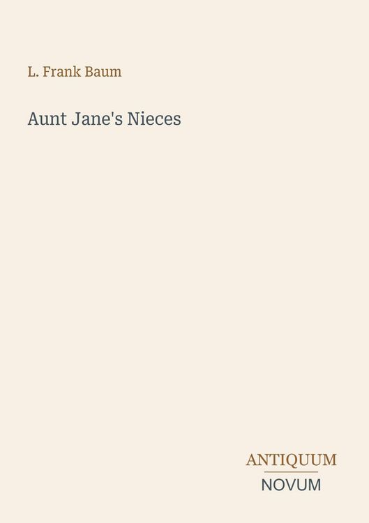 Produktbild: Aunt Jane's Nieces