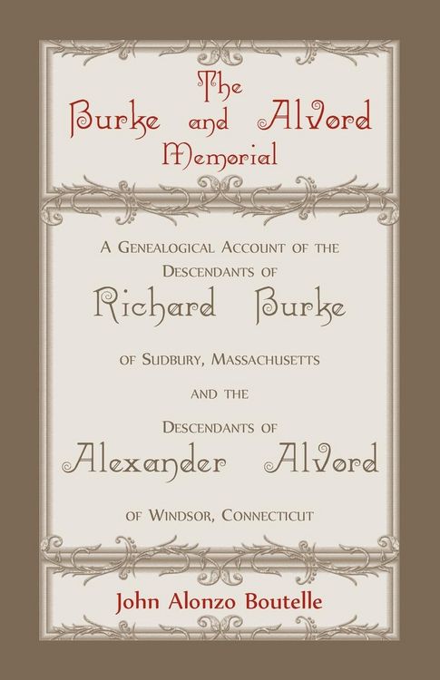Produktbild: The Burke and Alvord Memorial