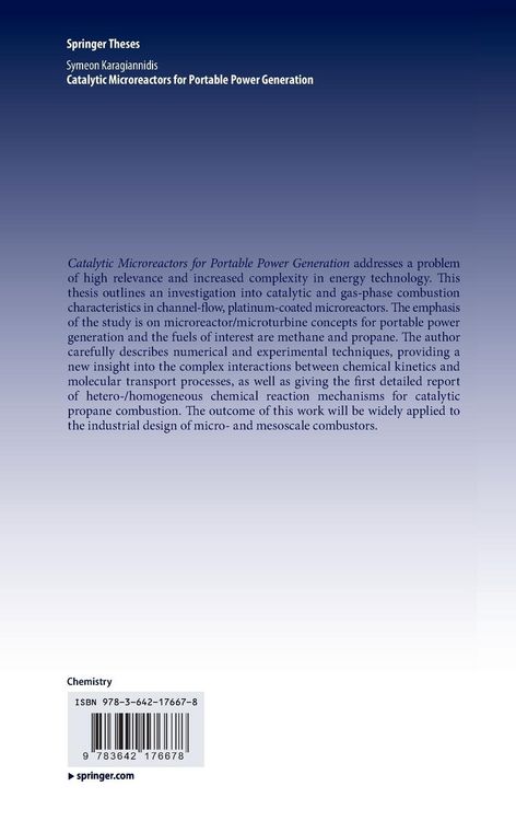 Produktbild: Catalytic Microreactors for Portable Power Generation