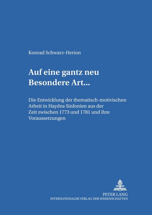 Produktbild: &laquo;... auf eine gantz neu Besondere Art ...&raquo;