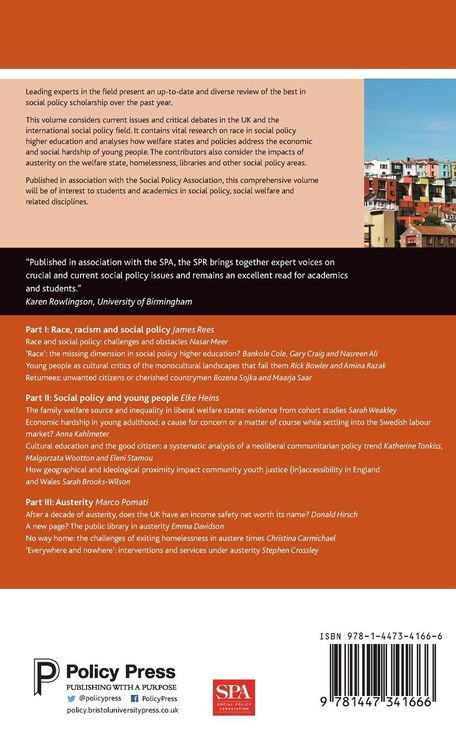 Produktbild: Social Policy Review 32