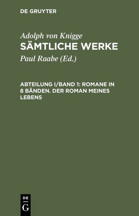 Produktbild: Romane in 8 B&auml;nden. Der Roman meines Lebens