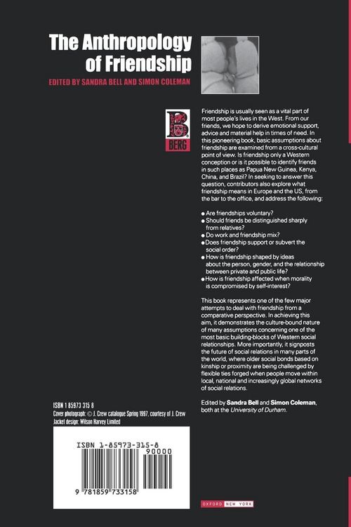 Produktbild: The Anthropology of Friendship