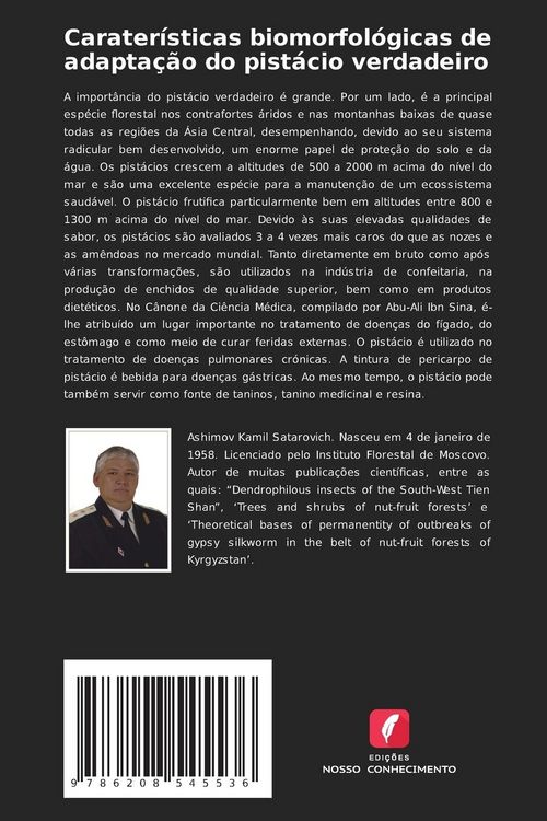 Produktbild: Carater&iacute;sticas biomorfol&oacute;gicas de adapta&ccedil;&atilde;o do pist&aacute;cio verdadeiro