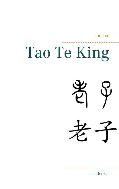 Produktbild: Tao Te King
